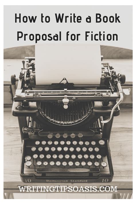 How To Write A Book Proposal For Fiction Writing Tips Oasis A
