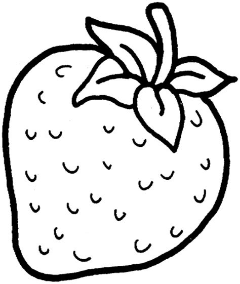 Strawberry Outline Drawing Free Download On Clipartmag