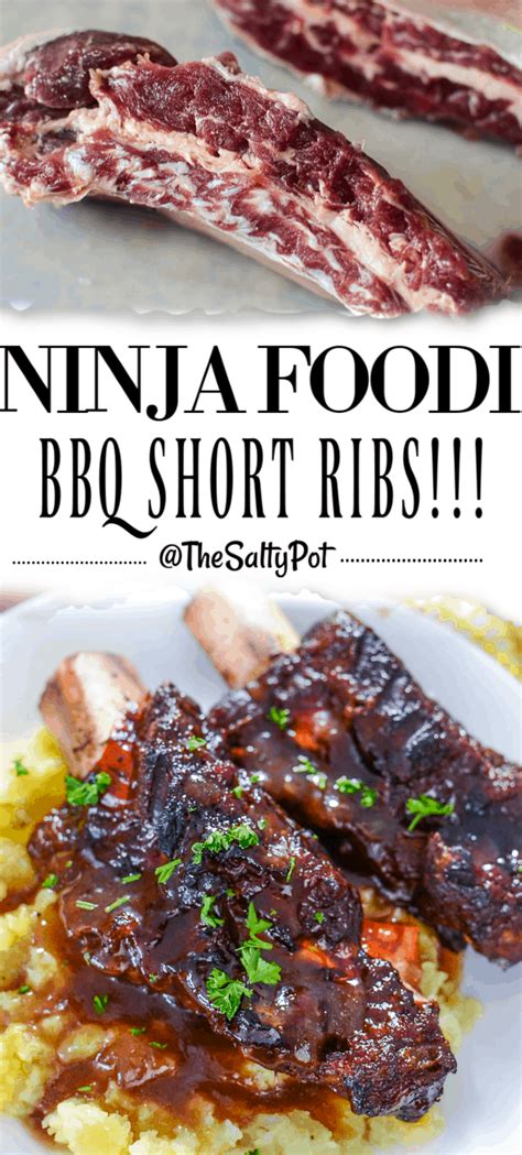 Incredible air fryer roast with a homemade marinade that takes this protein over the top! These NINJA FOODI BBQ BEEF SHORT RIBS are incredibly ...