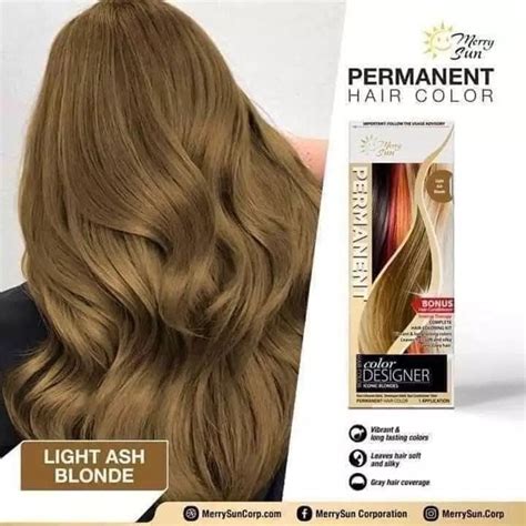 Merry Sun Permanent Hair Coloring Kit Light Copper Blonde By Merrysun Corporation Dubai Cosmetics