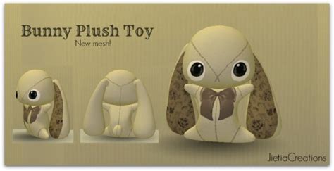 Jietia Creations Bunny Plush Toy • Sims 4 Downloads