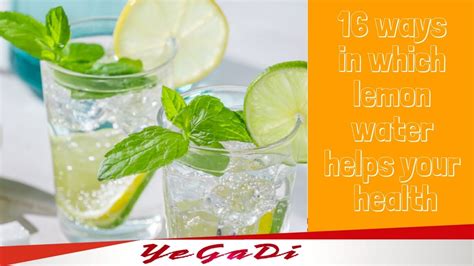 They Said That Drinking Lemon Water In The Morning Is Good ...