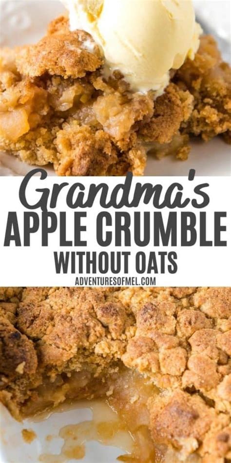 Easy Apple Crisp Without Oats Real Barta