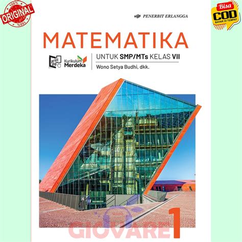 Jual Buku Matematika Kelas 7 Erlangga Kurikulum Merdeka Matematika