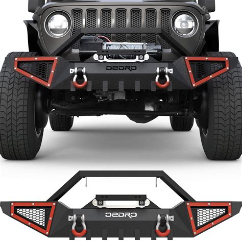 Buy Oedrofront Bumper Compatible With 2018 2024 Jeep Wrangler Jl