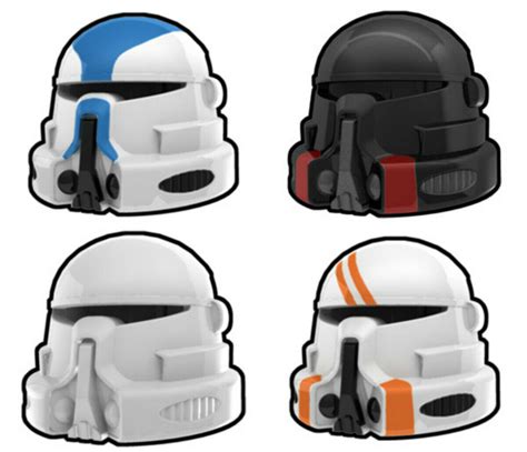 Arealight Custom Airborne Clone Helmet For Star Wars Minifigs Pick Co
