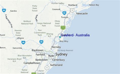 Gosford Australia Tide Station Location Guide