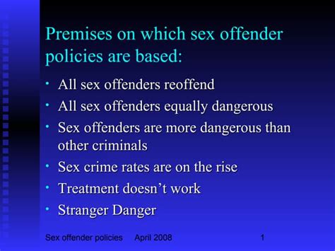 2 Of 2 Legislative History Of Sex Offender Residence Restrictions Ppt