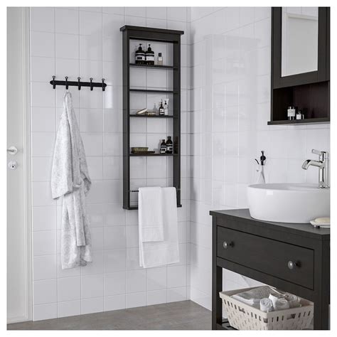 Bathroom shelves all departments audible audiobooks alexa skills amazon devices amazon warehouse deals apps. IKEA HEMNES Black-Brown Wall shelf | Wall shelves, Small ...