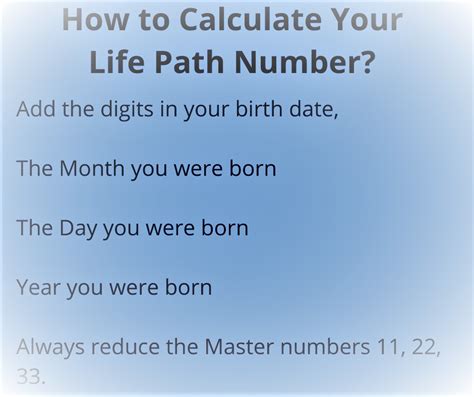 The algorithm behind the life path number calculator is that it adds the numbers coming from birth date until it obtains a number from 1 to 9, with two exceptions at 11 and 22 that are considered master numbers. 7 Interesting Facts About Numerology - MyLifeDraft