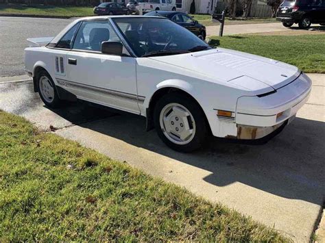 1986 Toyota Mr2 Coupe White Rwd Manual Classic Toyota Mr2 1986 For Sale