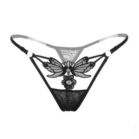 Lace Sexy Panties Thongs And G Strings Underwear Women Lace Panties Crotchless Intimates Thong G