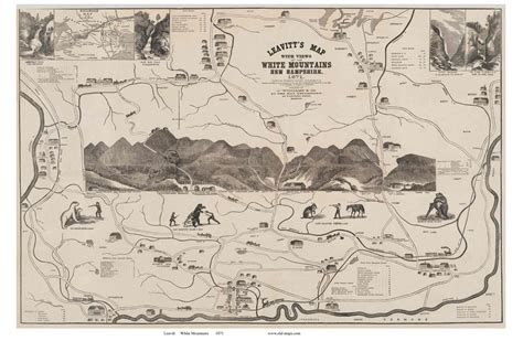 Old White Mountains Maps