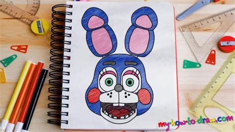 How To Draw Bonnie From Fnaf My How To Draw