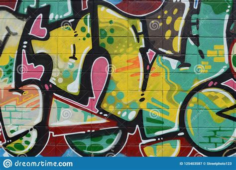 Graffiti Messages Of Street Artists Editorial Photography Image Of
