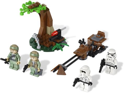 9489 Endor Rebel Trooper And Imperial Trooper Battle Pack Lego Star