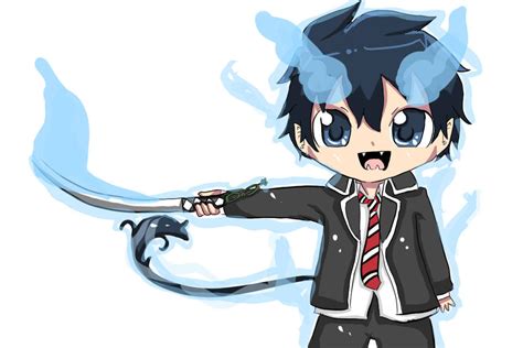 Rin Okumura Chibi By Tadzieao23 On Deviantart