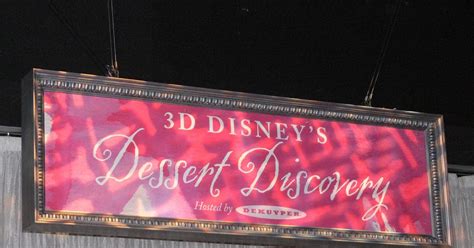 Everyday Moments Review 3d Disneys Dessert Discovery Epcot