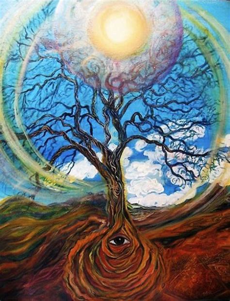 Psycho Hierophants Tree Of Life Art Spiritual Paintings Tree Of