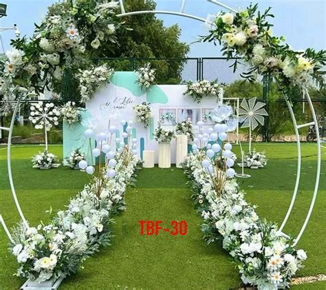 Greenery Floor Arch Romantic Wedding Flower Garland Custom Wedding