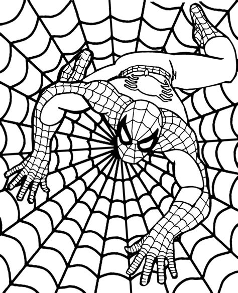 Spider Man Kolorowanka Dla Dziecka Do Pobrania