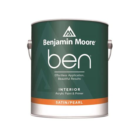 Benjamin Moore Ben Satinpearl Base 1 Paint And Primer Interior 1 Gal