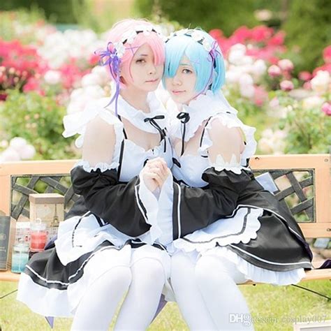 rem cosplay costumes maid wear japanese anime re zero kara hajimeru isekai seikatsu clothing