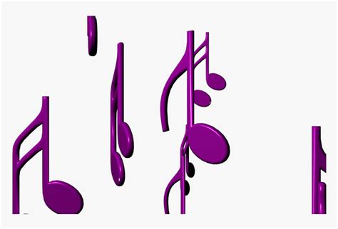 Purple Music Notes Clip Art