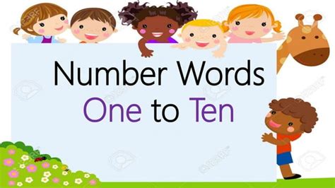 Number Words One To Ten Ppt