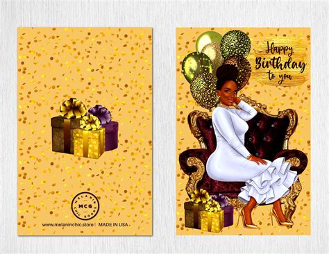Black Greeting Cards African American Greeting Cards Etsy