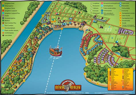 Wanneer u verblijft op vakantiepark beekse bergen zijn de entree van. Vakantiepark Beekse Bergen - Map & ground plan - the best ...