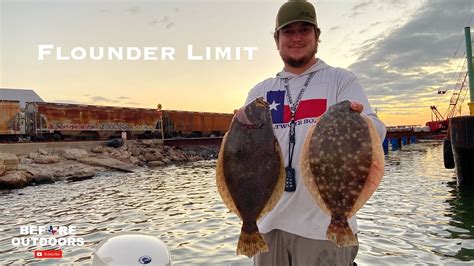 Flounder Fishing Galveston Texas Limits Youtube