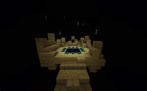 End portal room we made on our realm. : r/Minecraftbuilds