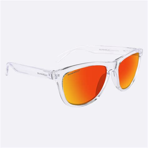 Sunset Lumina Scratch Proof Clear Frame Sunglasses Sunhauk Sunhauk Eyewear