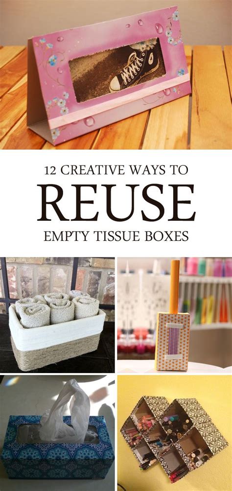 12 creative ways to reuse empty tissue boxes tissue box crafts tissue boxes diy recycled