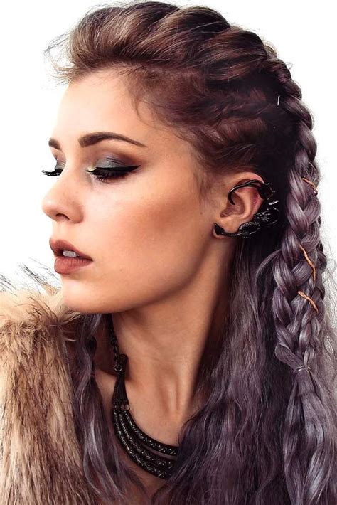 Long, medium & short hair. Vikings Lagertha Hair Tutorial | Lagertha hair, Viking ...