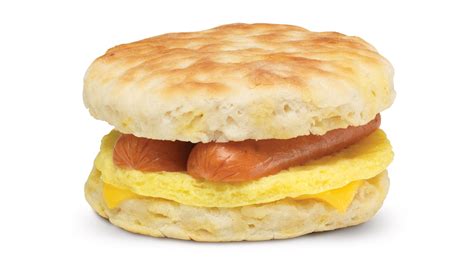 Hot N Ready Split Sausage Egg And Cheese Biscuit