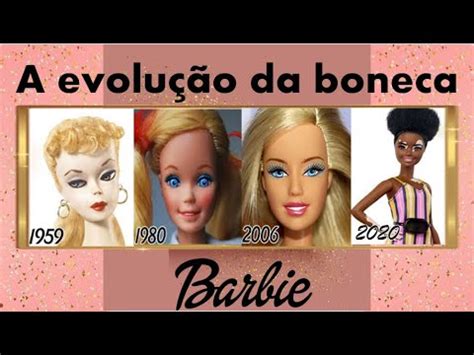 Evolução da Boneca Barbie I 1959 à 2020 I Transformação da Barbie