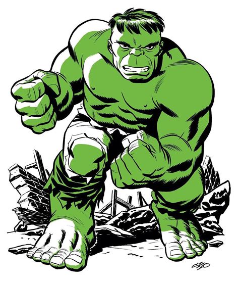 The Hulk Another Drawing For The Marvel Style Guide Hulk Art The