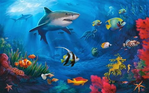 20 Wallpaper Bawah Laut Cantik Ikan Terumbu Karang Terbaru Dan Terindah