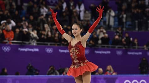 Alina Zagitova Wins Olympic Athletes From Russias First Gold In Women