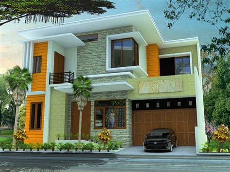 Warna cat rumah minimalis 1 lantai tampak depan. Warna Cat Rumah Minimalis 2 Lantai Tampak Depan - CatWalls