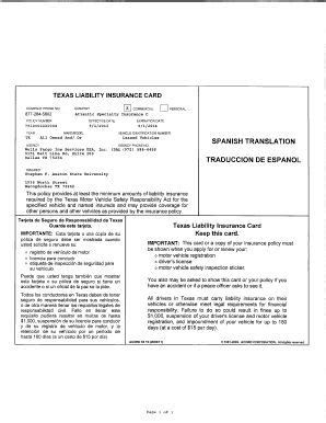 Progressive is one of the largest insurers in the country boasting the third position in largest premiums written. Auto Insurance Card Template Pdf 10 Ideas To Organize Your Own Auto Insurance Card Template ...