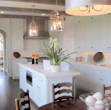 heartwarming glass pendants over kitchen island black