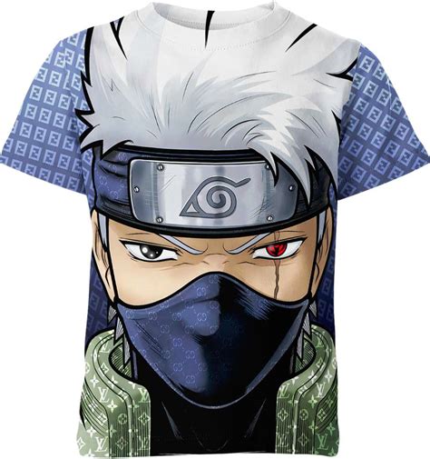 Kakashi Fendi Gucci Louis Vuitton Naruto Uzumaki Shirt Full Printed