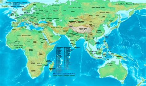 Map Of The World 700 Ad United States Map