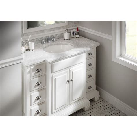 I just installed an allen+roth engineered quartz top in my bathroom that comes with the vanity base. Shop allen + roth Vanover White Undermount Single Sink ...