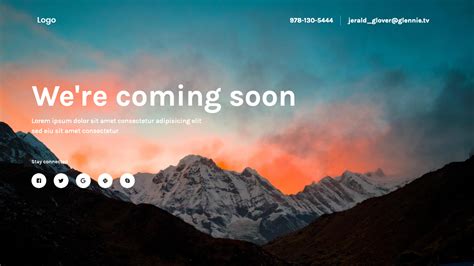 Coming Soon Page Templates | BootstrapDash