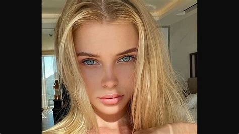 Alla Brutelova Pretty Face Blonde Influencer Russian Model