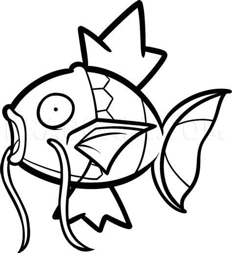 Magikarp Coloring Pages Coloring Home
